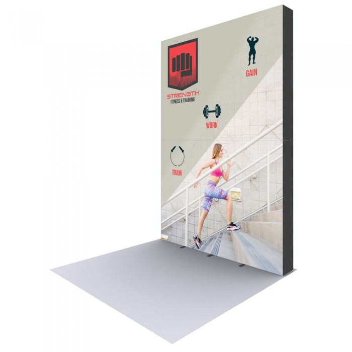 15ft Lumière Wall® Configuration E - NO BACKLIT (Graphic Package)