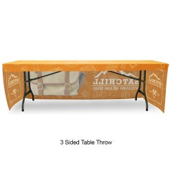 Fitted 8ft Table Throw Full Color Printing Fitted 8ft Table Throw Full Color Printing
