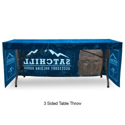 Fitted 6ft Table Throw Full Color Printing Fitted 6ft Table Throw Full Color Printing