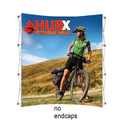 8 ft. RPL Fabric Pop Up Display - 89"h Curve Graphic Package 8 ft. RPL Fabric Pop Up Display - 89"h Curve Graphic Package